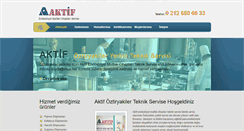 Desktop Screenshot of aktifservis.com